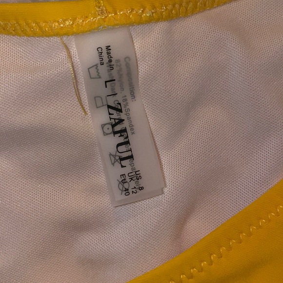 Zaful Forever Young Yellow Bikini Set - Picture 7 of 7